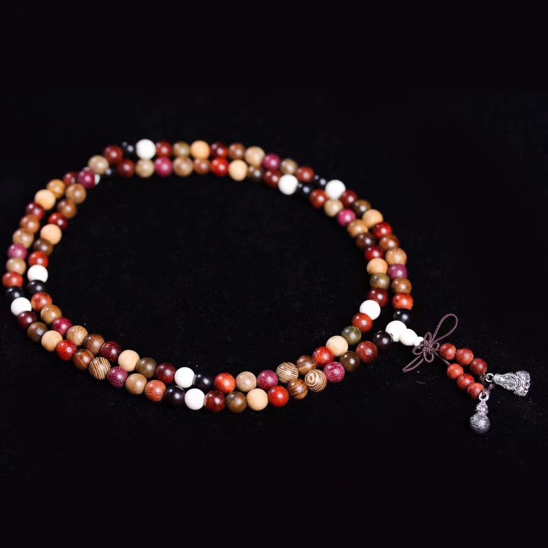 Women's Beads Rosewood Door Frame Yellow Pear Crafts Bracelet