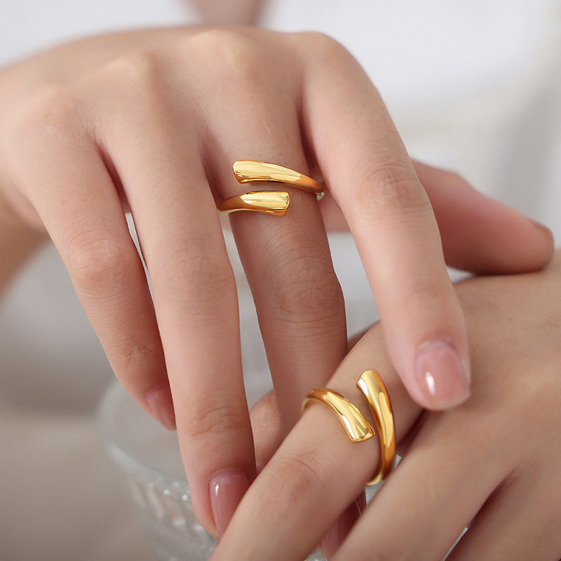 Design Cold Style Fashion Titanium Steel No Ring