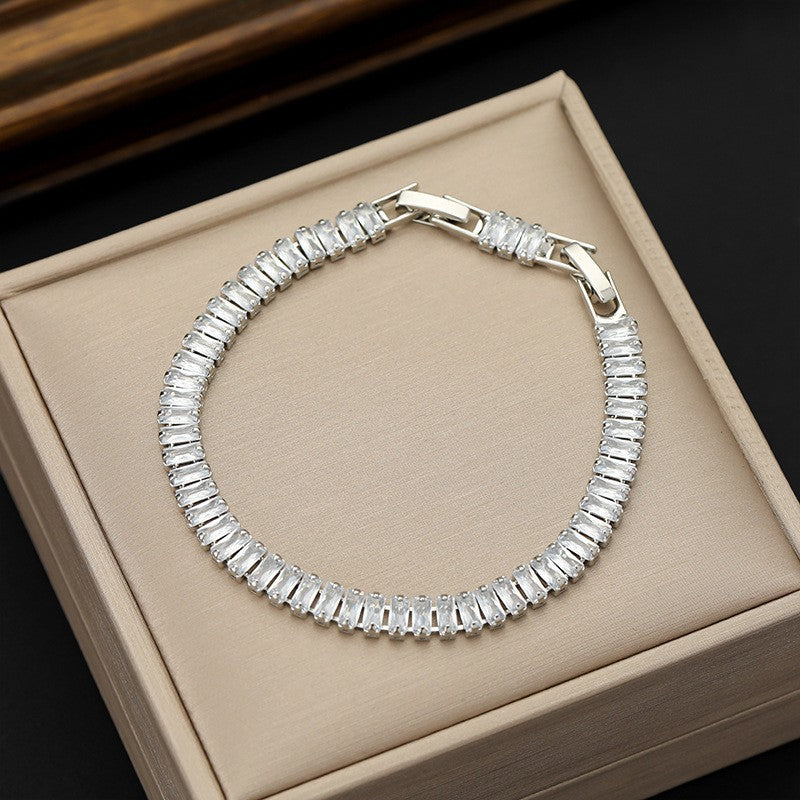 Women's & Men's Colorful Zircon Trendy Fashion Tennis Bracelets