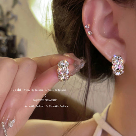 Women's Design Super Flash Fashion High-grade Retro Earrings