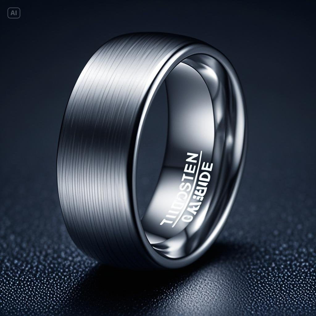 Titanium Steel Female French Electroplating Niche Bag Ring