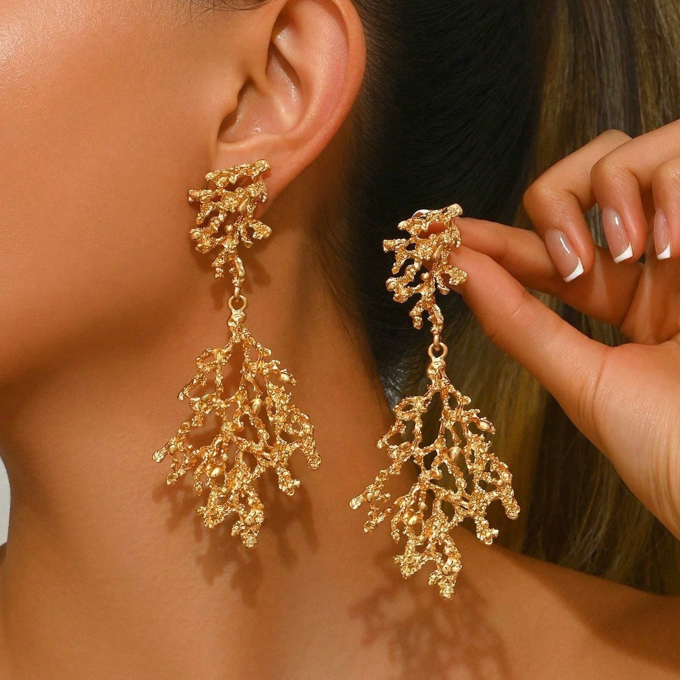 Trendy Elegant Ear Temperament Wild Light Luxury High-grade Earrings
