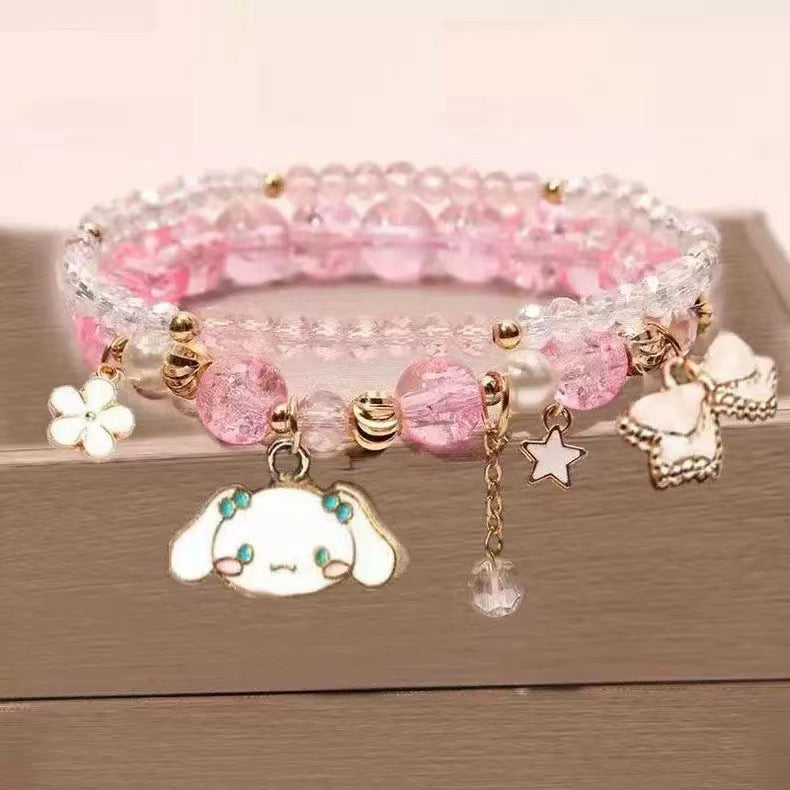 Little String Beads Crystal Female Cute Girlfriends Fashion Bracelet