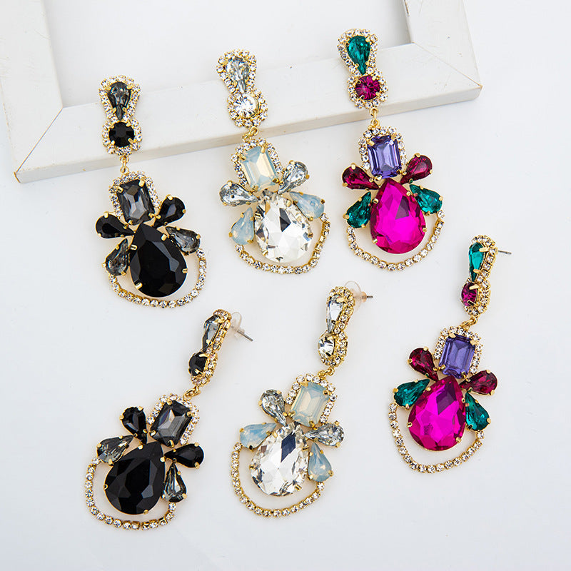 Women's Exaggerated Ball Fashion Drop-shaped Retro Affordable Earrings