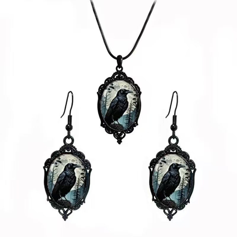Fashion Elegant Glass Suite Romantic Gift Jewelry Set