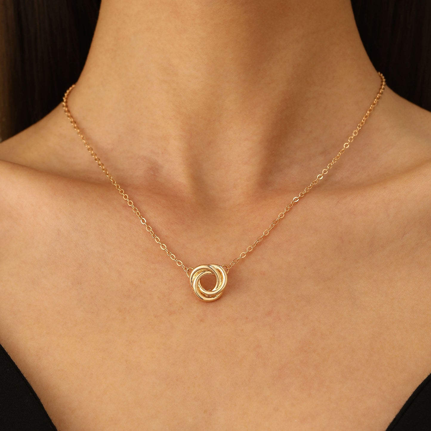 Bends Hitches Female Creative Knotted Twist Jewelry Set