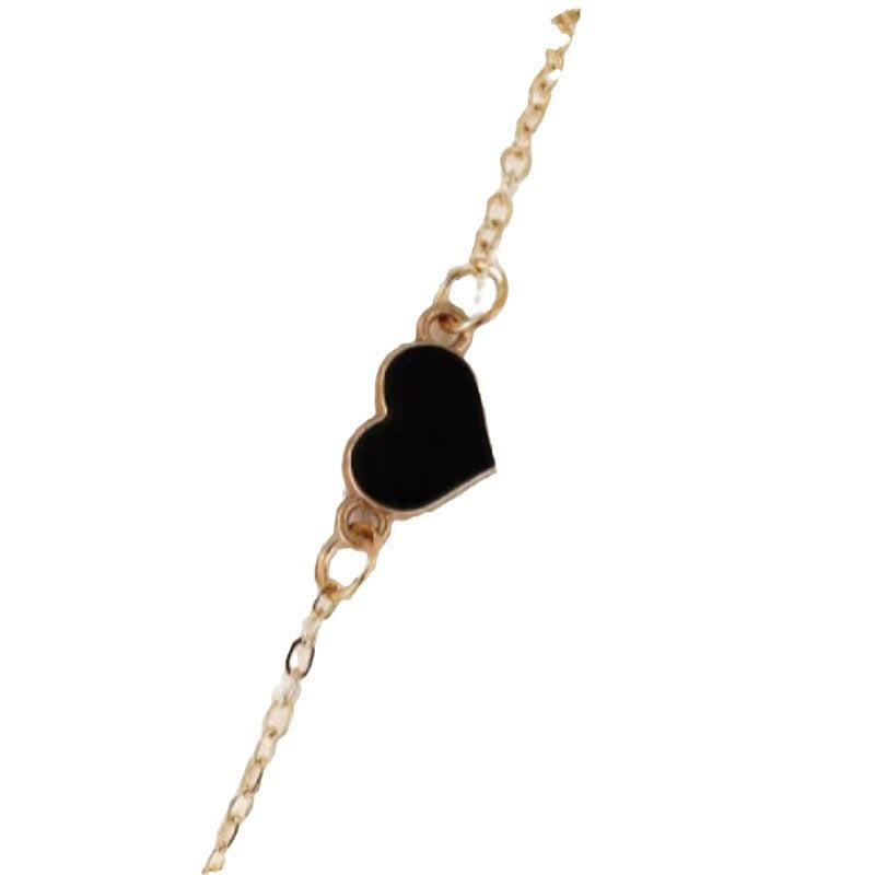Simple Sweet Loving Heart Ear Three-piece Bracelets