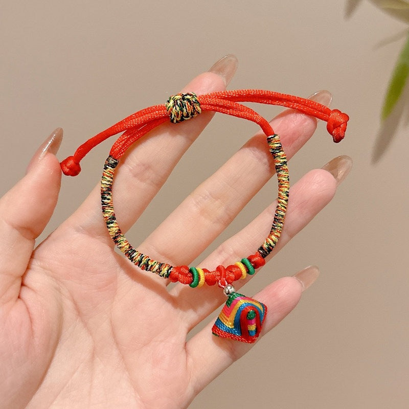 Children's Dragon Boat Festival Colorful Rope Chic Carrying Strap Batch Bracelet