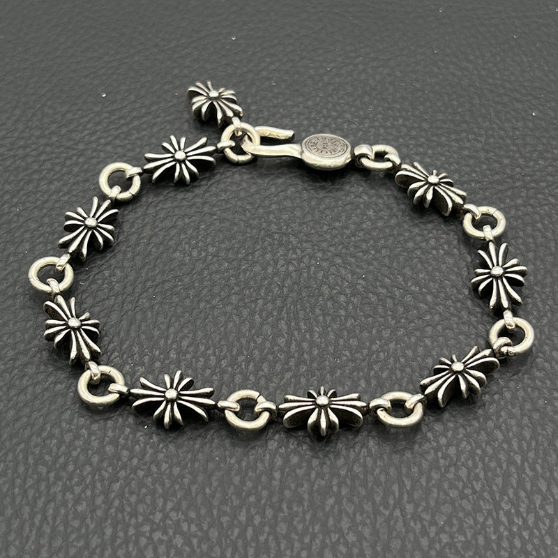 Women's & Men's Fashion Crook Vintage Sword Letter Dice Scout Bracelet