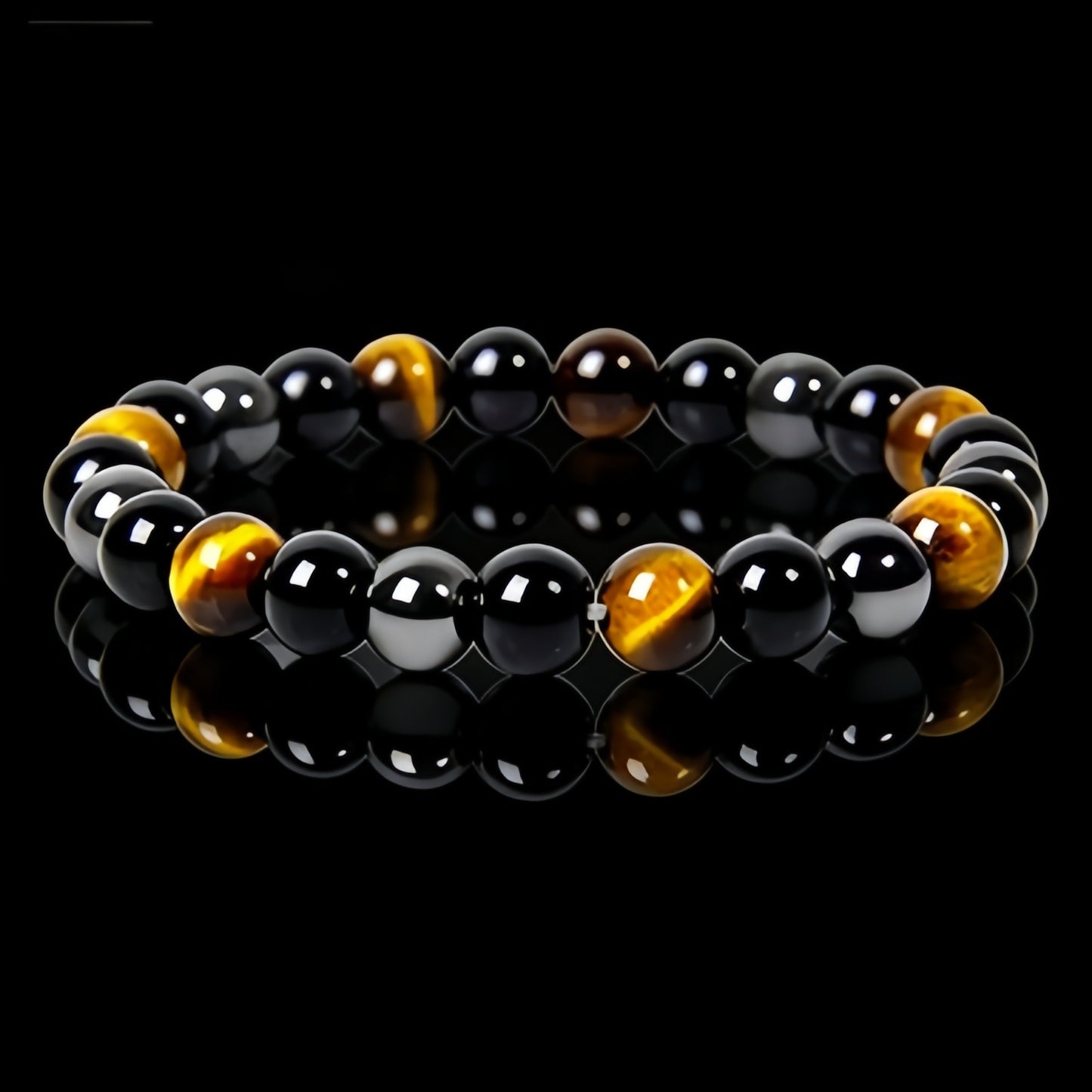 Hematite Haematite Stretch Square Beaded Incentive Gift Piece Energy Bracelet