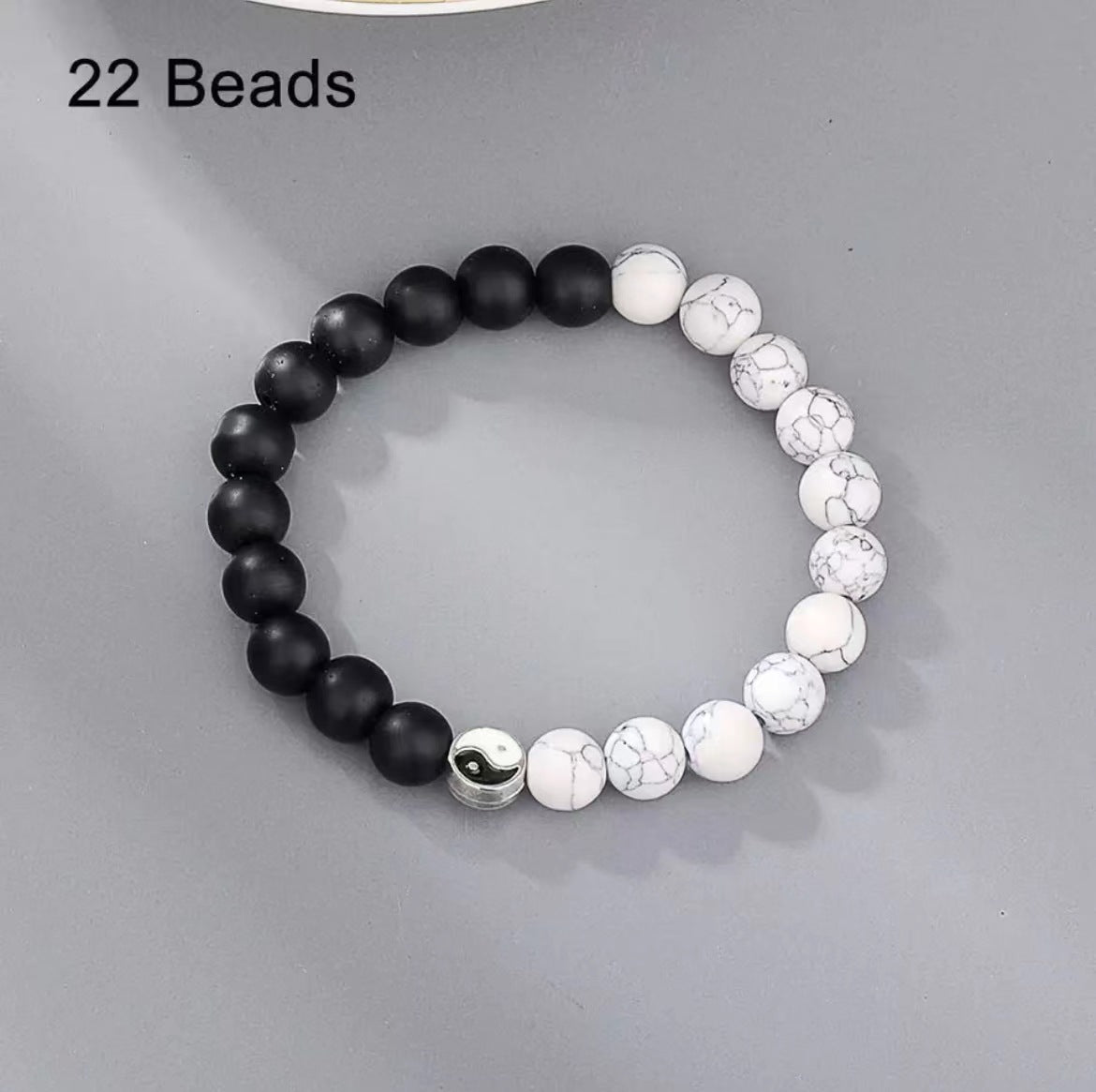 Appetizer White Turquoise Handmade Beaded Couple Bracelets