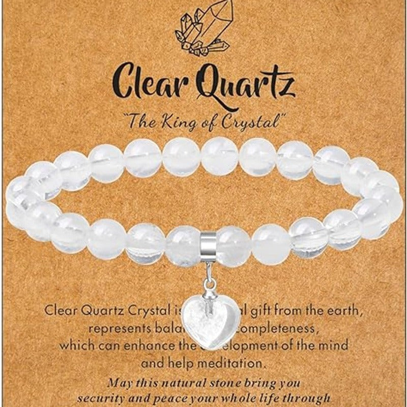 Women's & Men's Elastic String Beaded Love Creative Gifts Bracelet
