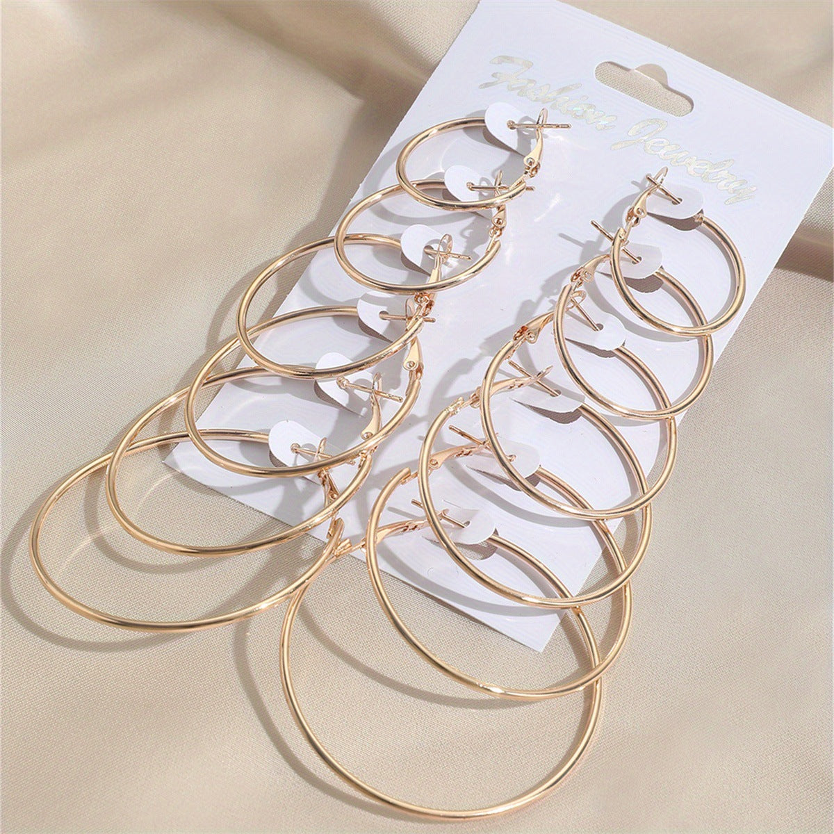 Commute Elegant Circle Fashion Glossy Ear Female Rings