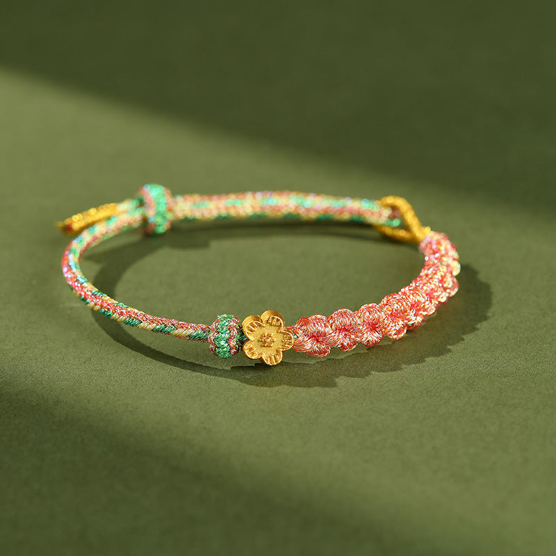 Festival Beads Threading Wear Gold Lucky Bracelets