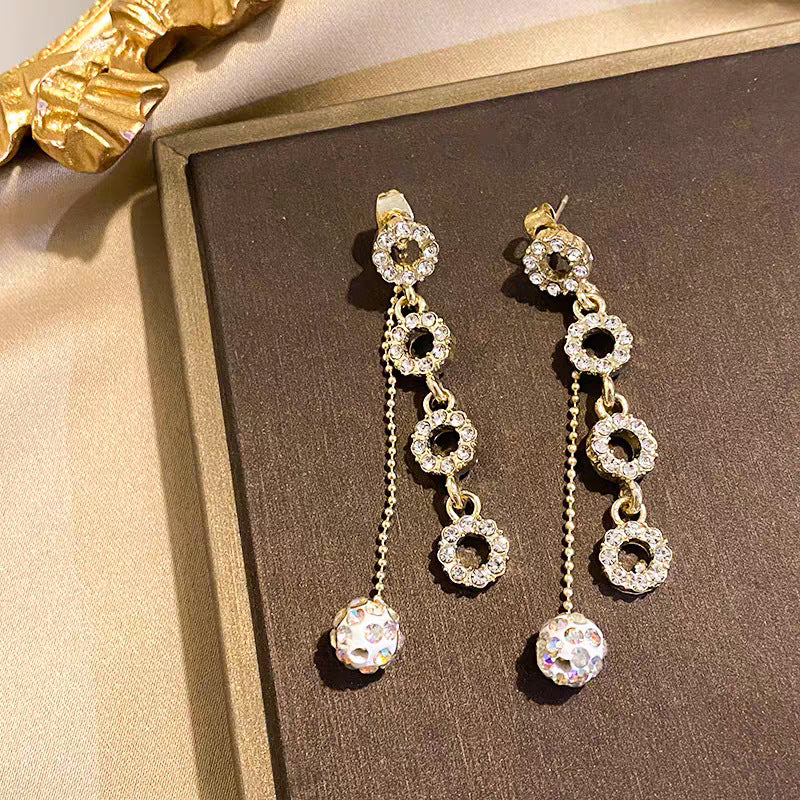 Women's Retro Affordable Luxury Gold High-grade Pearl Earrings