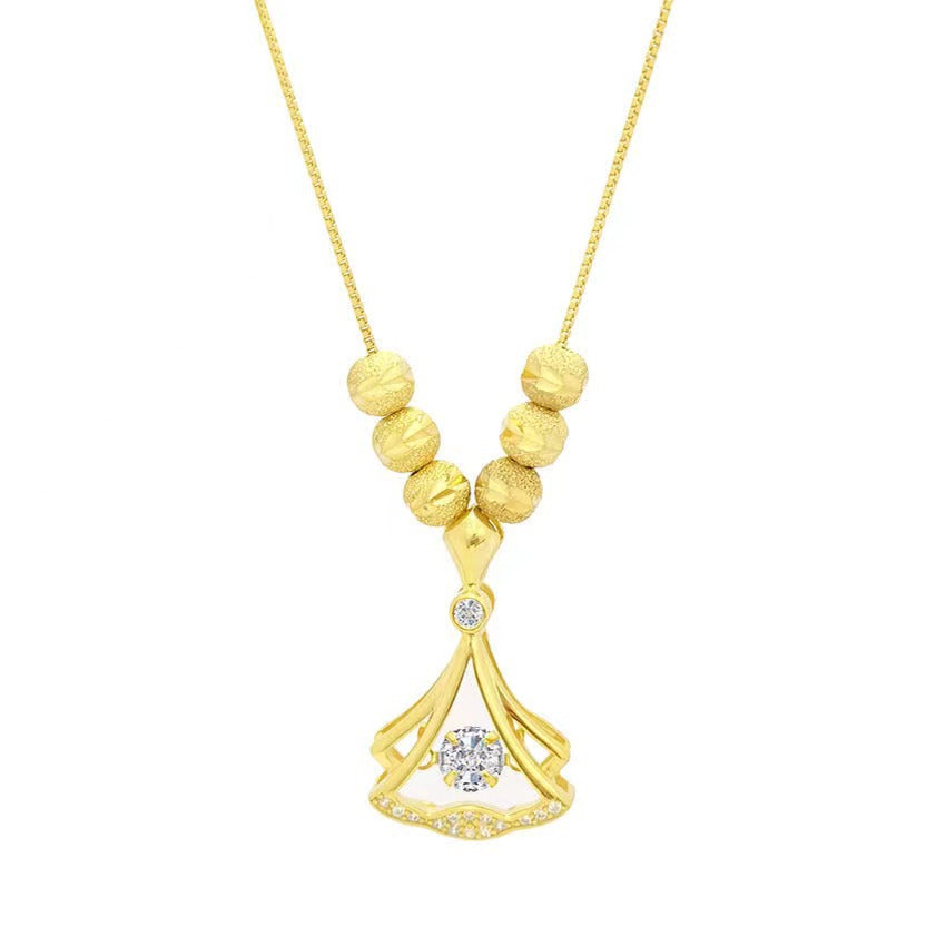 Smart Ginkgo Leaf Female Light Luxury Minority Design High Sense Necklaces