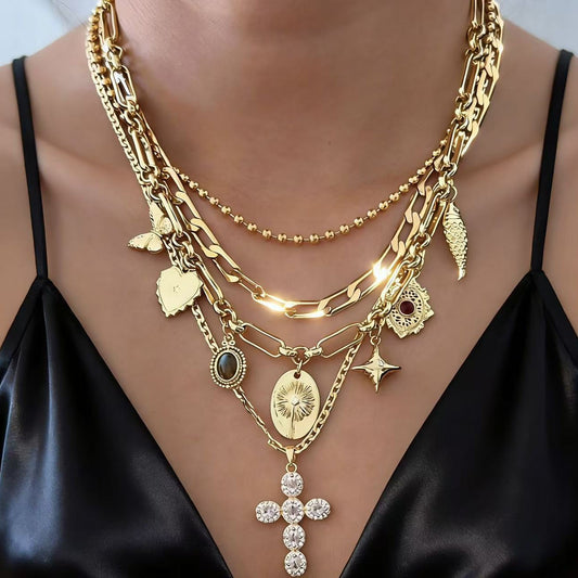 Punk Rock Style Simple Exquisite Sweet Necklace