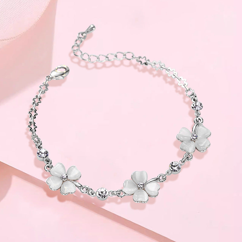 Lucky Four-leaf Clover Fashion Simple Mori Female Girlfriend Necklaces