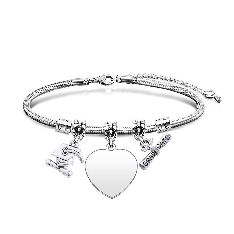Snake Bone Blank Material Stainless Steel Holiday Gift Bracelets