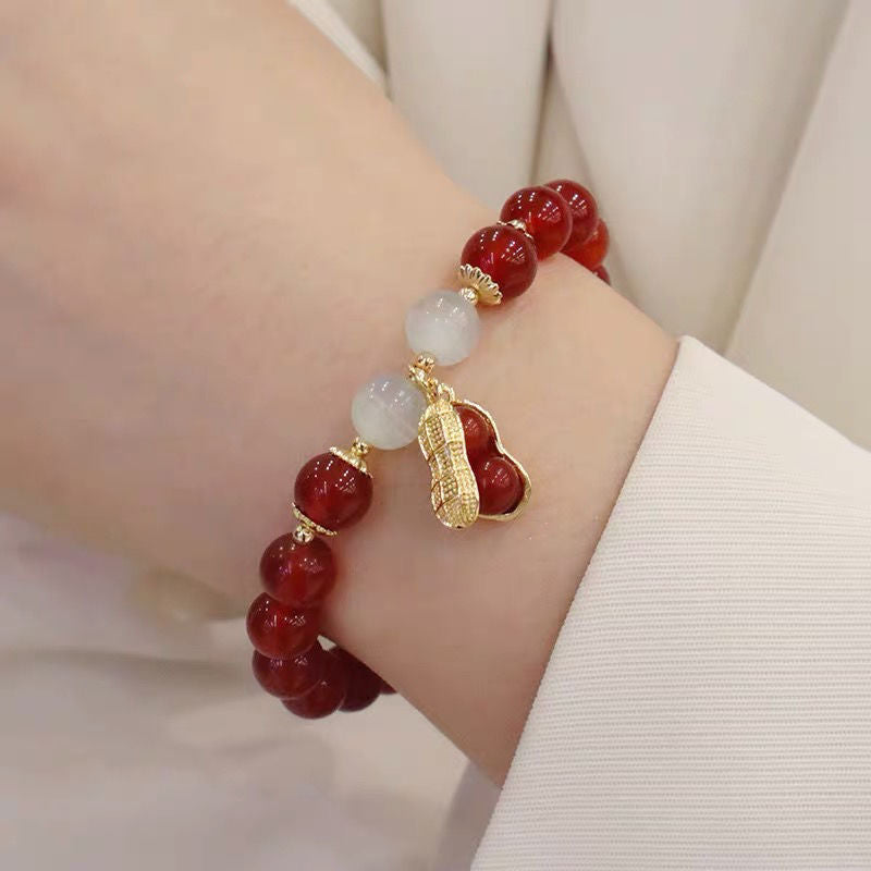 Style Bamboo Leaf National Beaded Female Retro Minority Design Bracelets