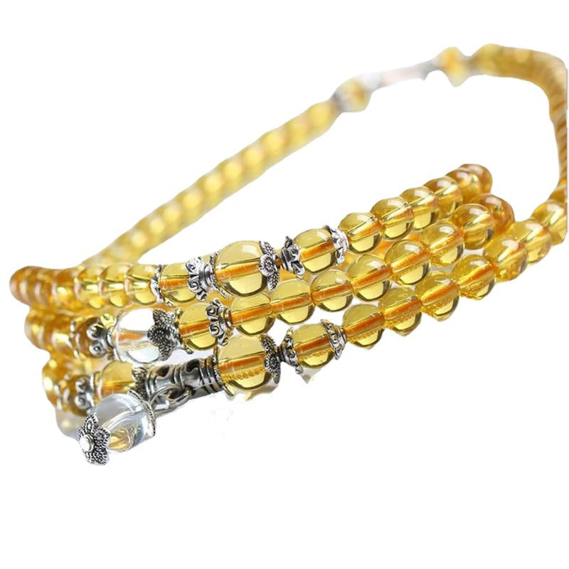 Broadcast Supply Purple Glass Yellow Fashion Stall Bracelets