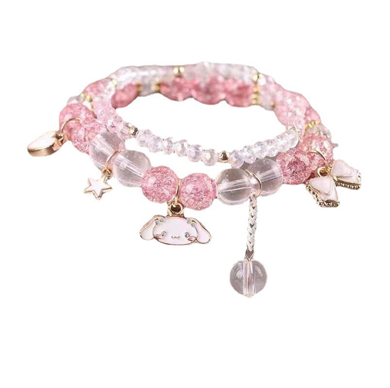 Clear Cute Sweet Soft For Crystal Bracelets