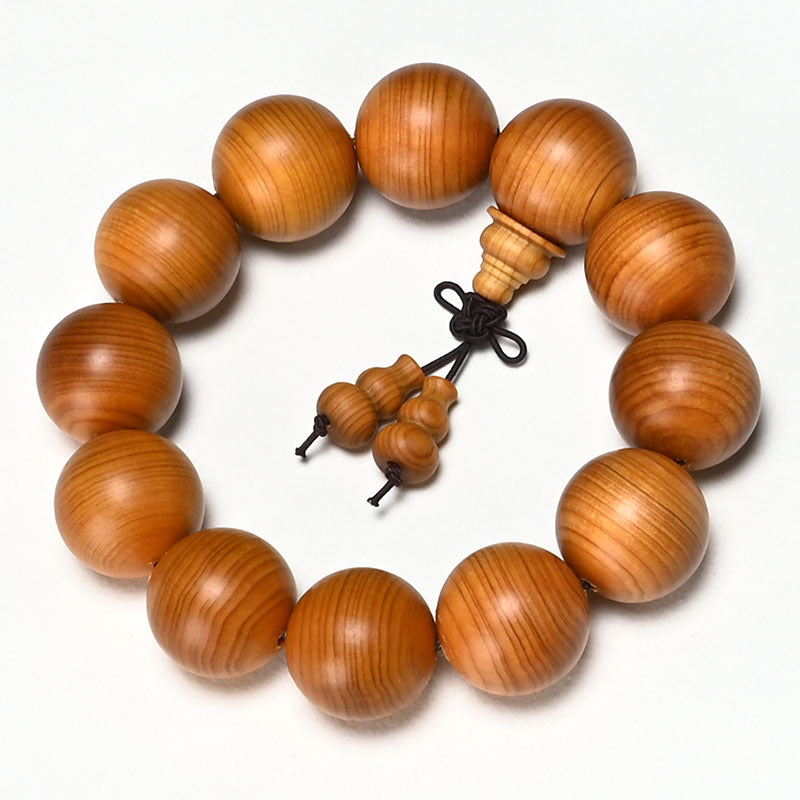 Thuja Mature Material Black Oil Buddha Beads High Density Bracelet