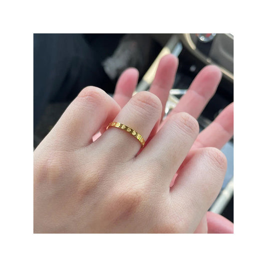 Shiny Exquisite Diamond-shaped Female Simple Cold Style Rings