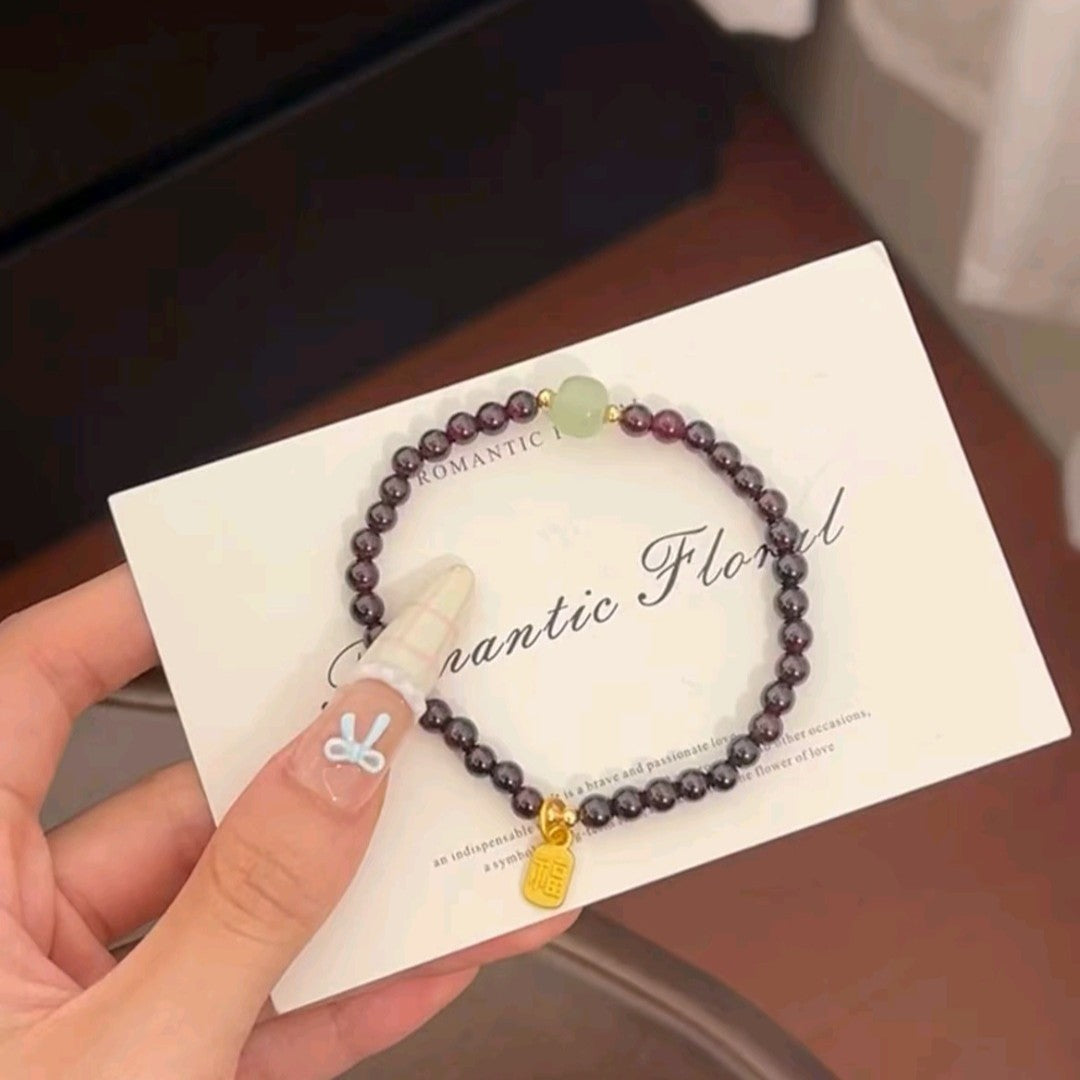 Glass Finished Exquisite Night Market Winter Bracelet