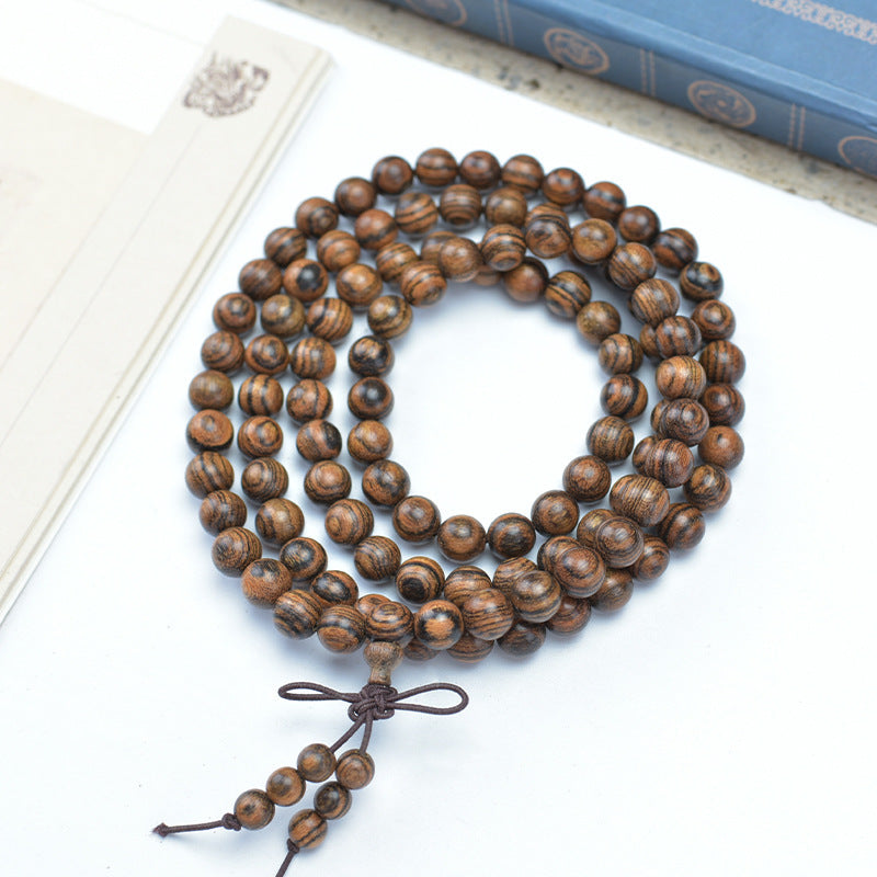 Women's & Men's Authentic Pterocarpus Wood Buddha Beads Batch Bracelet