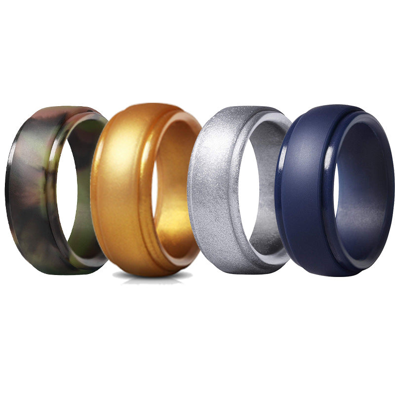 Men's Step Radian Style Color Suit Outdoor Rings