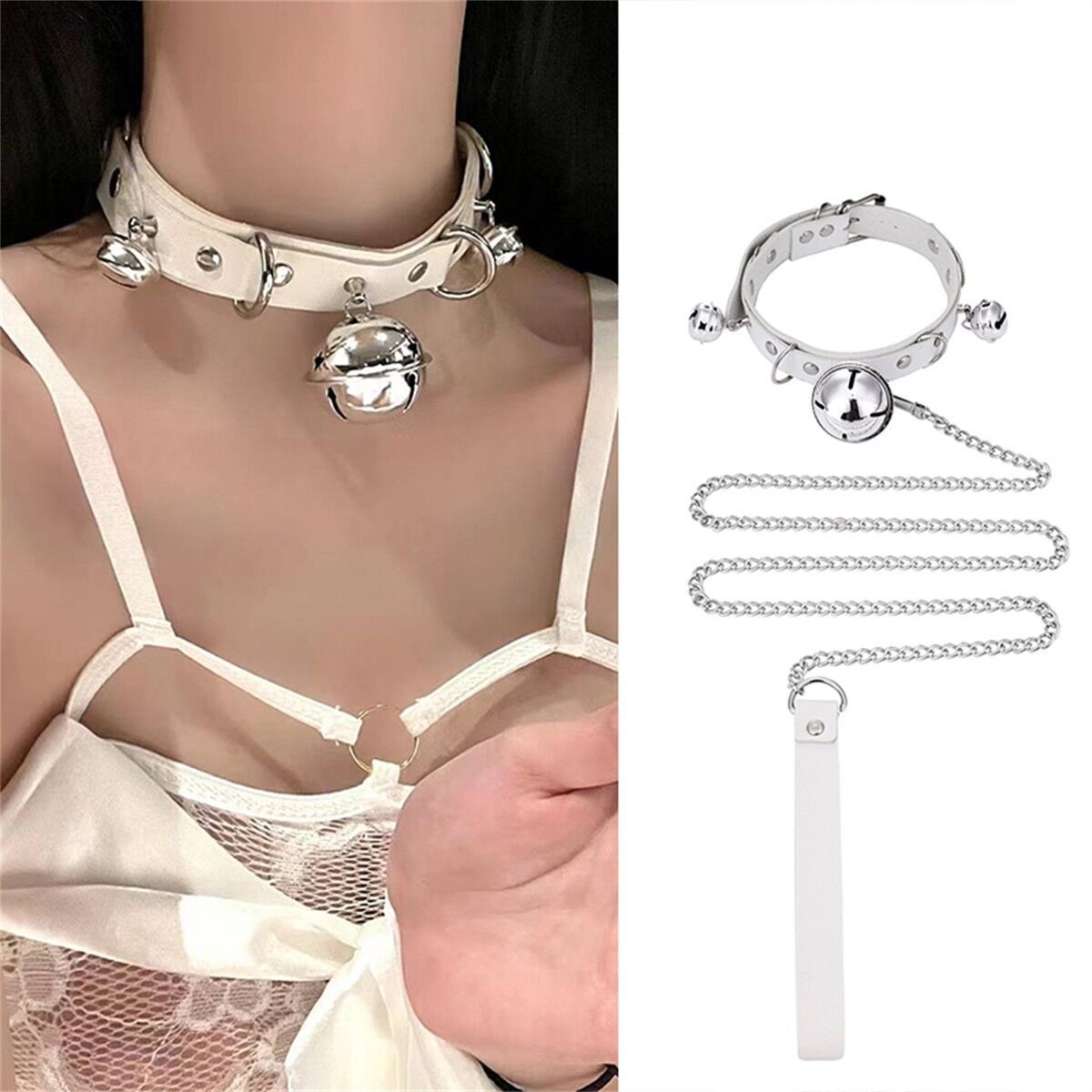 Women's & Men's Bell Neck Band Chain Clavicle High-grade Necklaces
