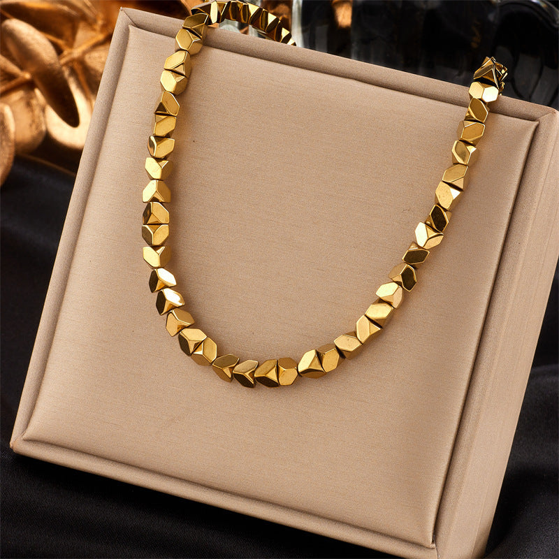 Women's Sun Cross Stainless Steel Fashion Personality Design Necklace