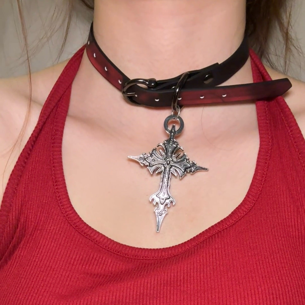 Women's Warm Color Changing Leather Hot Senior Clavicle Collar