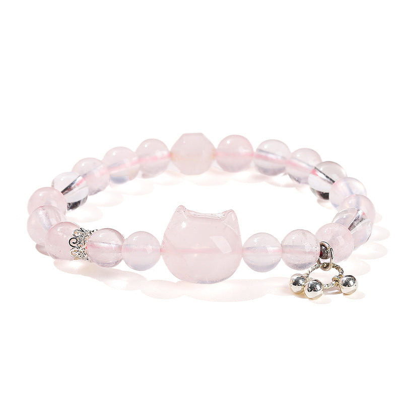 Jewelry Natural Star Light Pink Crystal Bracelets