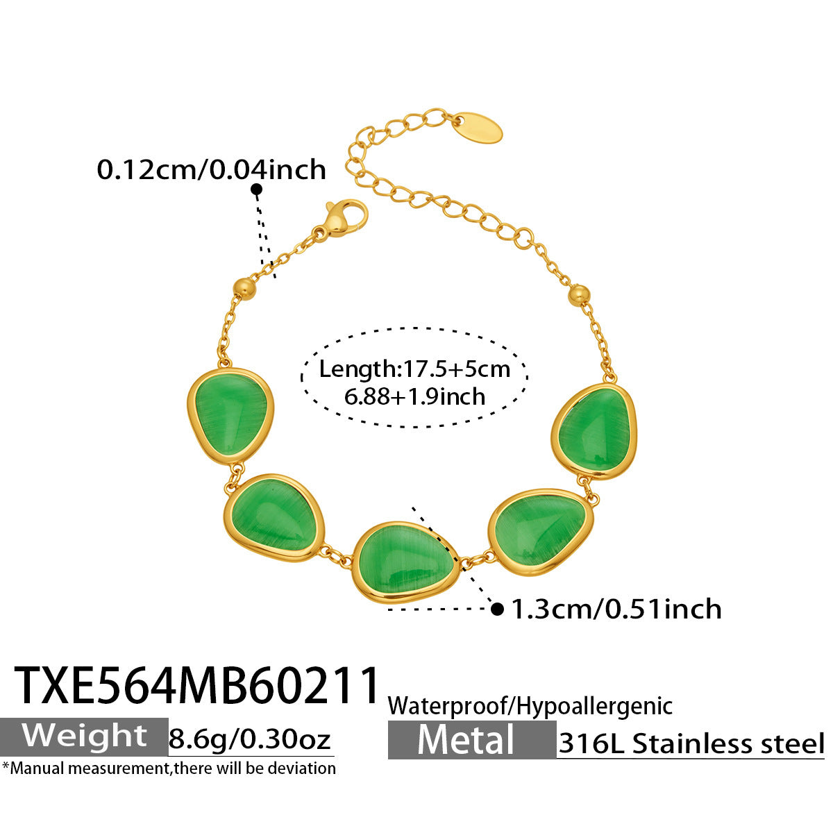 Li Affordable Luxury Style Cut Water Drop-shaped Opal Female Stainless Necklaces