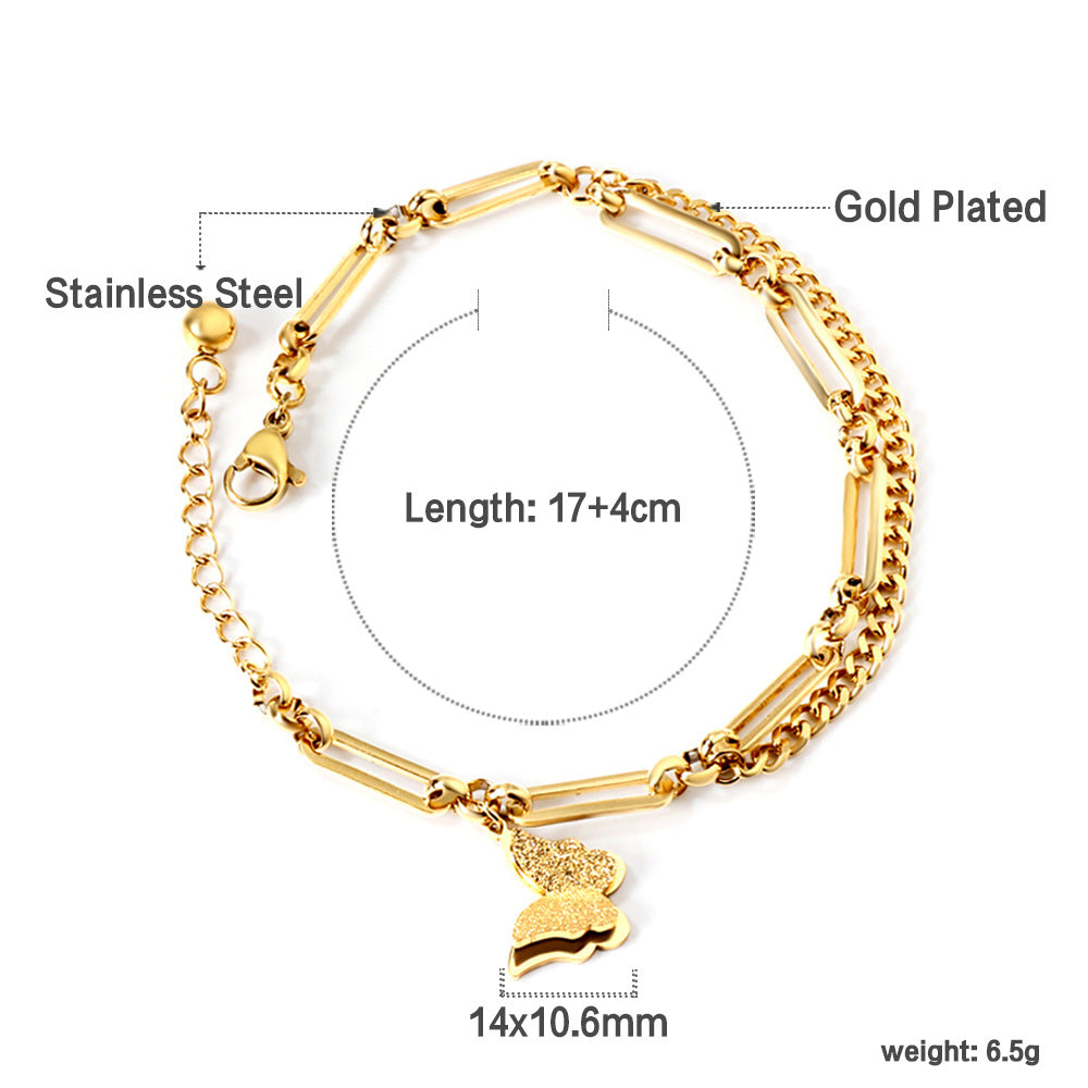 Women's Devil's Eye Niche Fashion Electroplated Metal Hand Bracelets