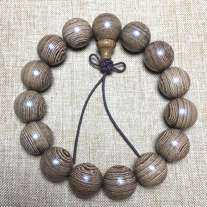 Material Rift Grain Door Frame Buddha Beads Rosary Bracelet