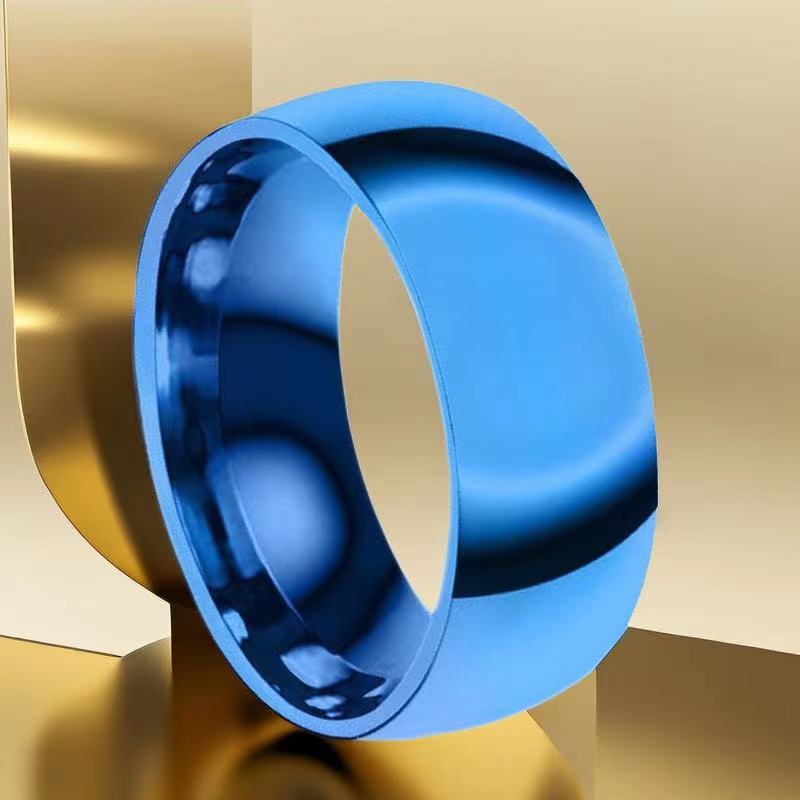 Stainless Steel Style Niche Advanced Light Luxury Titanium Simple Ring
