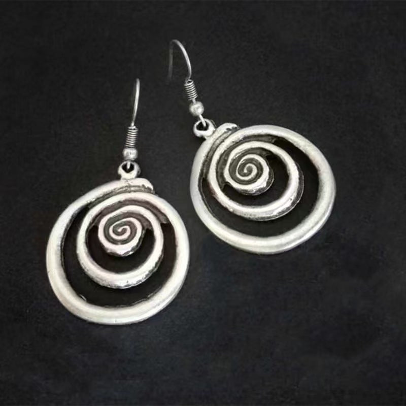 Geometric Circle Retro Trendy Irregular Distressed Ear Hook