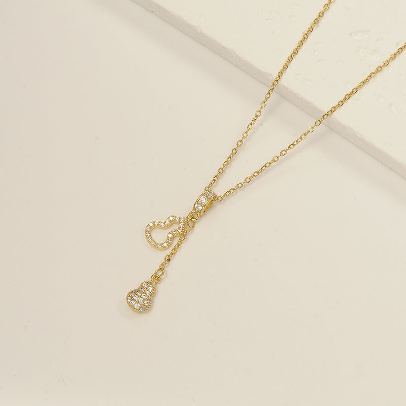Korean Fairy Temperamental Simple Love Pearl Clavicle Necklace