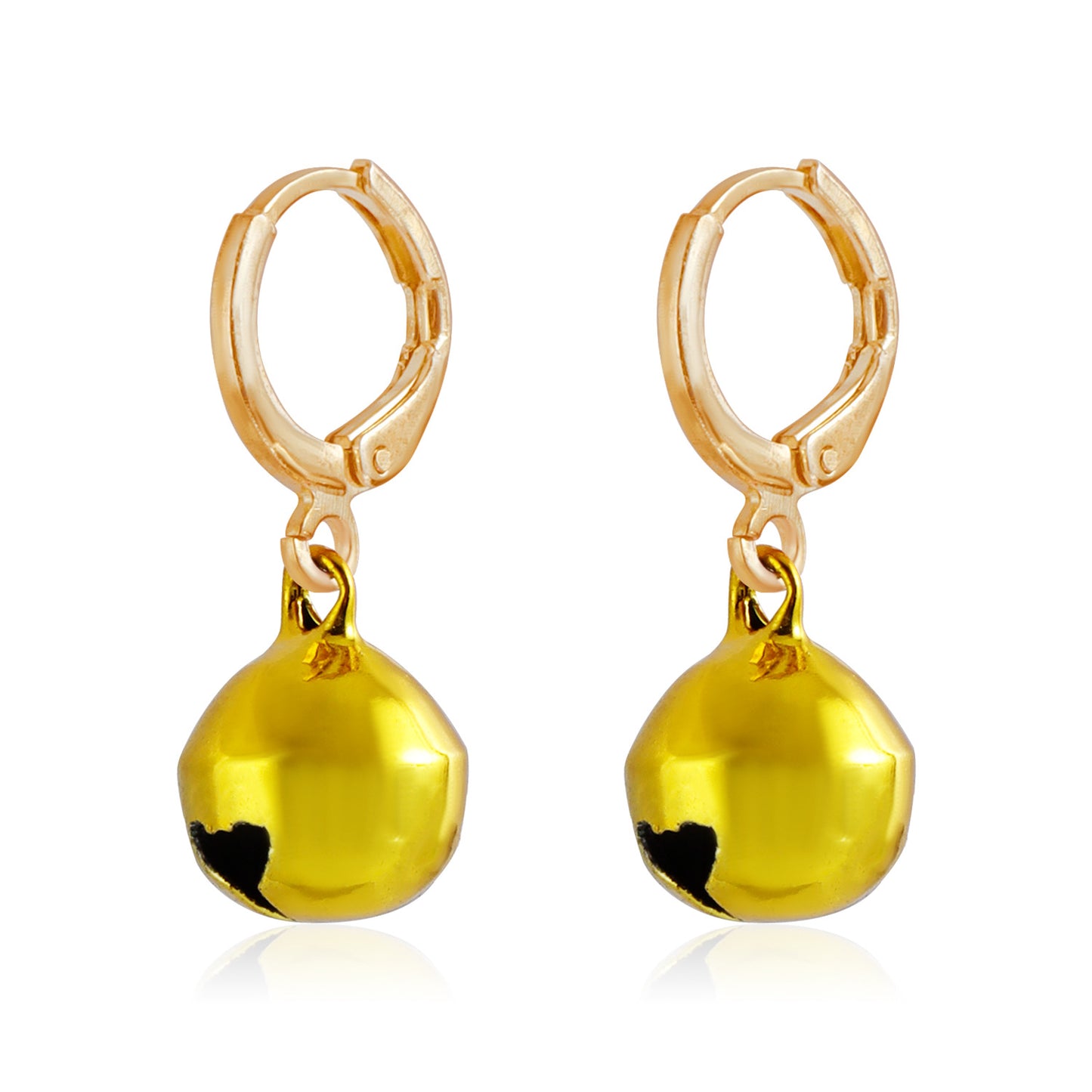 Ornament Wind Christmas Bell Female Color Earrings