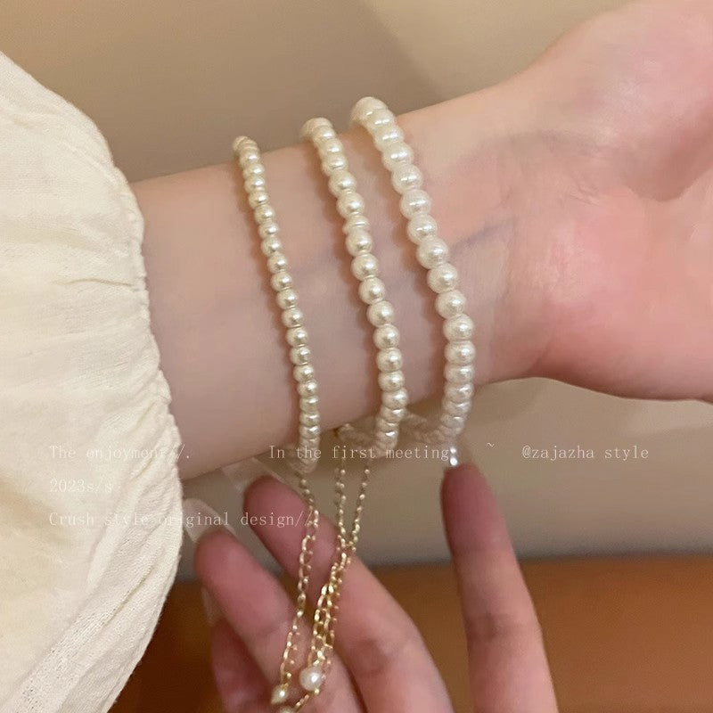 Style Beaded Weave National Female Design Ancient Cool High Bracelet