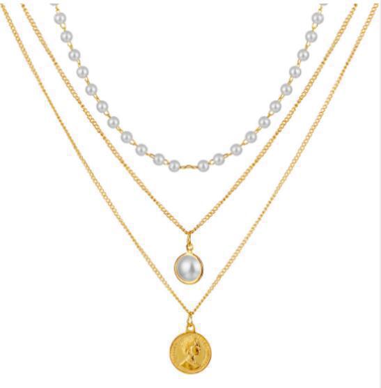 Women's Imitation Pearl Alloy Geometric Design Fashionable Jewelry Set