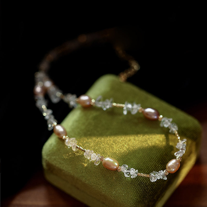 Women's Freshwater Pearl Summer High-grade Beaded Chinese Style Necklace