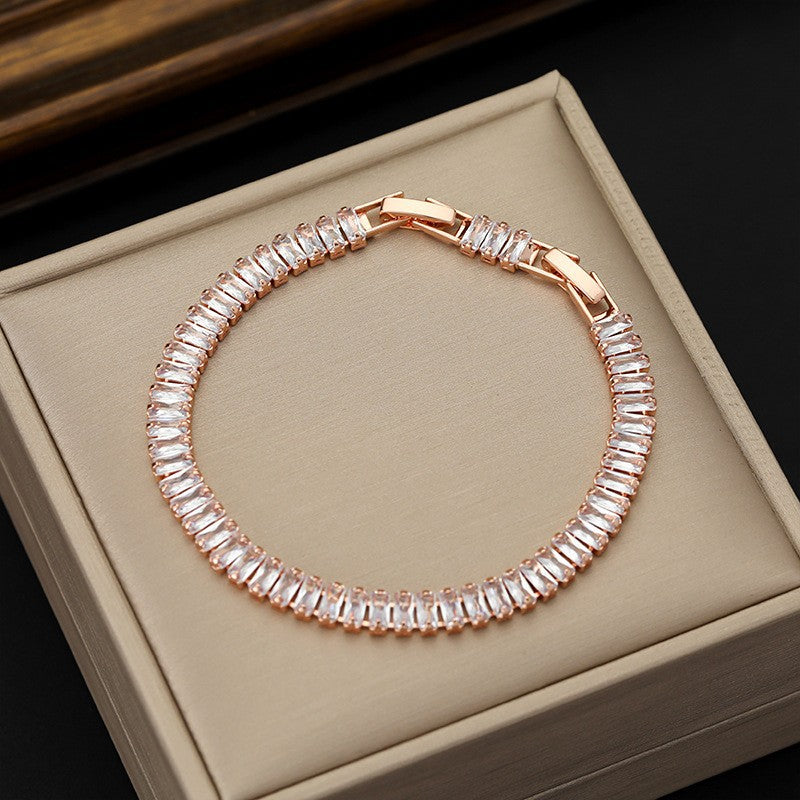 Women's & Men's Colorful Zircon Trendy Fashion Tennis Bracelets
