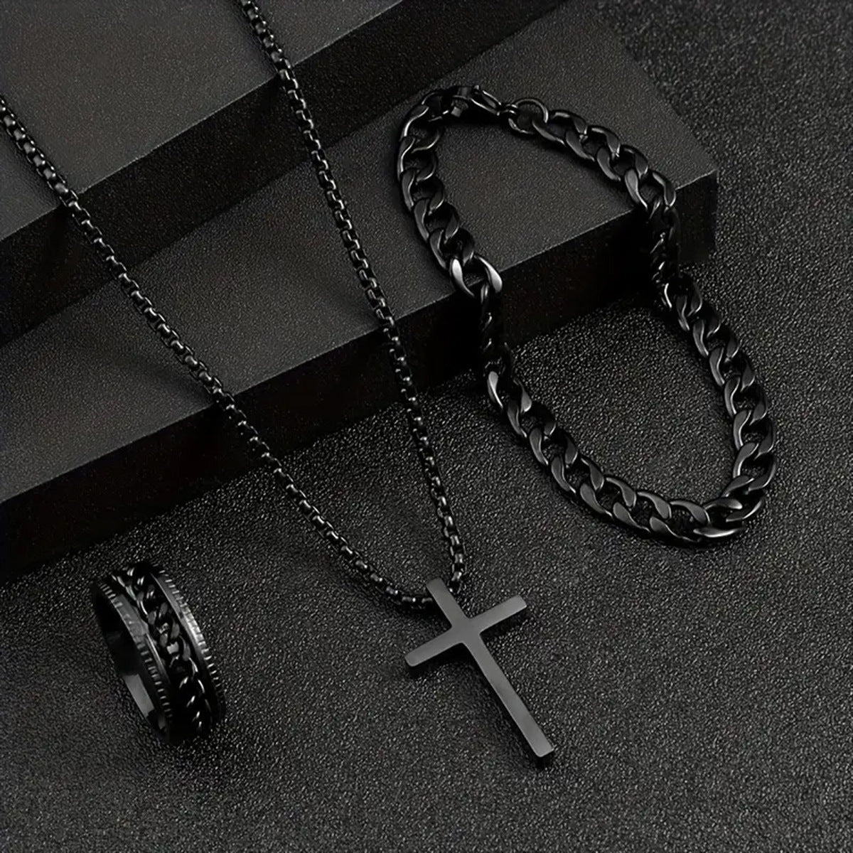 Stylish Fashion Graceful Cross Chain Sets Jewelry Set