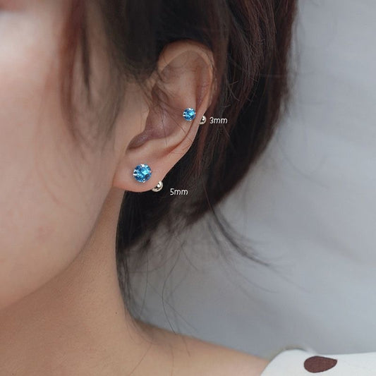 Zircon Ear Bone Mini Fashion Design Sleeping Earrings