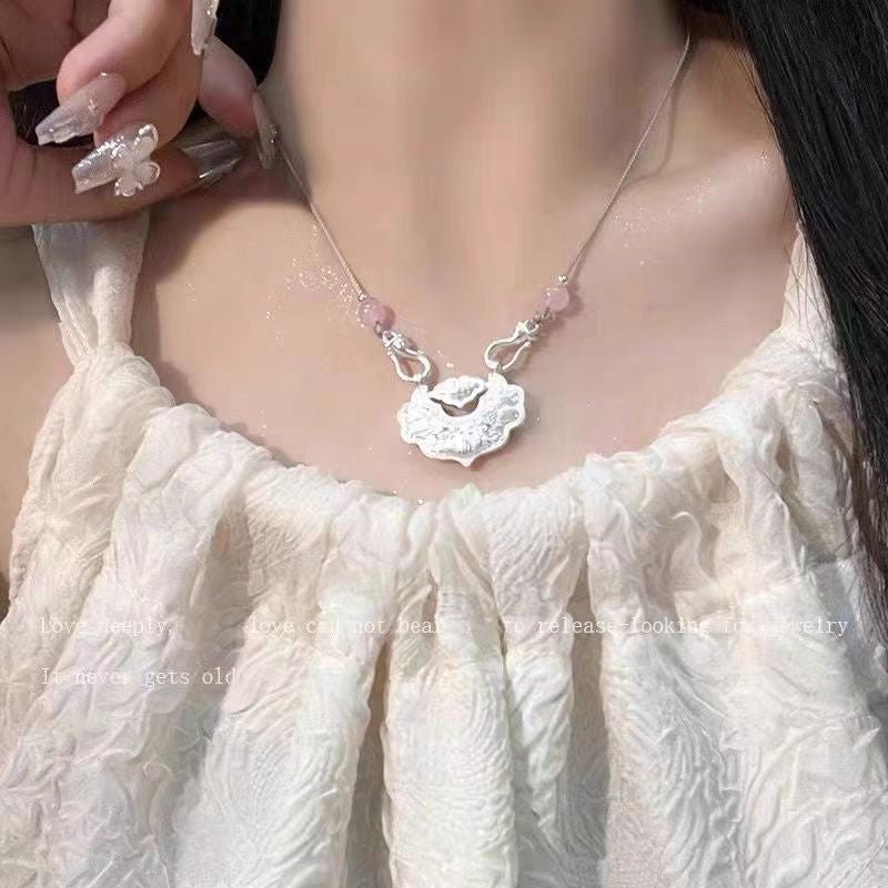 Women's Chinese Style Safety Lock Ancient High-grade Necklaces