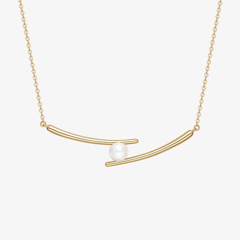 Women's Pearl Chopsticks Simple Cold Niche Temperament Clavicle Necklaces